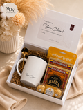 Warm Moments — Engraved Stainless Steel Mug & Treats Gift Set