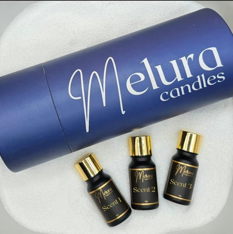 [Bundle] 350g Melura Pearl Candle +3 x 10ml Fragrance Oil