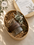 Rustic Pour — Engraved Wood-Sleeve Glass Cup