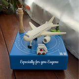 Wooden Music Box - Aeroplan  (Islandwide Delivery)