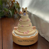 Wooden Music Box - Birthday Cake  (Islandwide Delivery)