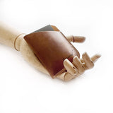 Personalised Minimalist Cow Leather Card Holder