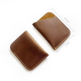 Personalised Minimalist Cow Leather Card Holder