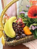 Blooming Wishes Fruit Basket