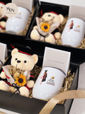 Graduation Gift - Graduation Bear with 350ml Double Wall Stainless Steel Cup (FEMALE)