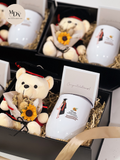 Graduation Gift - Graduation Bear with 350ml Double Wall Stainless Steel Cup (MALE)
