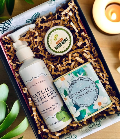 Mini Green Goodness Gift Set A for Her - Valentine's Day Flowers & Gifts 2026