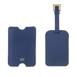 Saffiano Luggage Tag with Sleeve