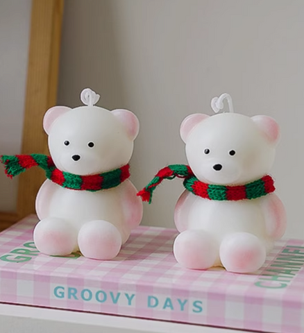 Christmas Bear Scented Candle (1 Piece)  - Christmas 2025