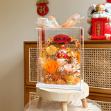 Blessing Year Preserved Flower Acrylic Box - CNY Hampers & Gifts 2025