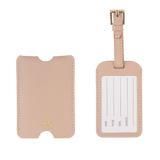 Saffiano Luggage Tag with Sleeve