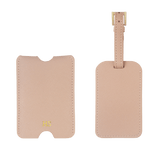 Saffiano Luggage Tag with Sleeve