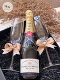 Forever Yours - Personalised Moet and Engraved Champagne Gift Set