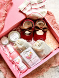 Post Natal Red Gift Set for Mommy & Baby Girl