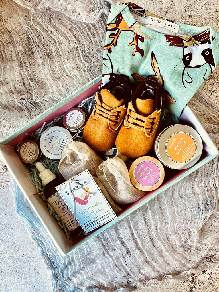 Postpartum Pampering Care Gift Set for Mommy & Baby