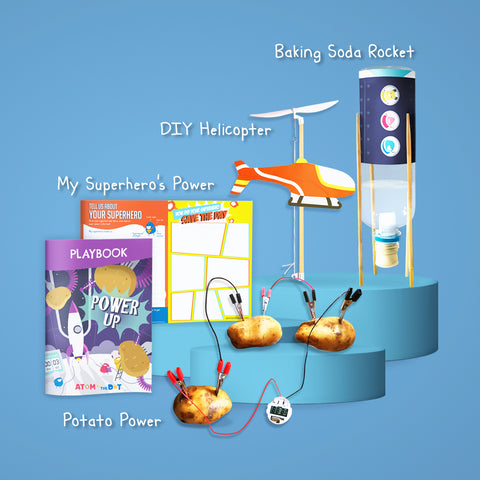 Science STEAM Activity Box For Kids on Energy, Power Up