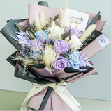 [Everlasting Bouquet] Lilac Dreams Preserved Flower Bouquet