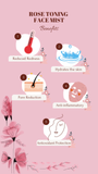 Rose Toning Face Mist for Women @ 100ml