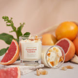 Grapefruit Garden Crystal Candle