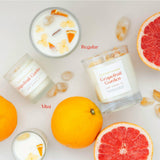 Grapefruit Garden Crystal Candle