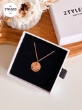 Birthstone Charm Necklace / Bracelet - Rose Gold