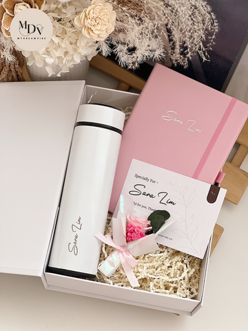 Success Starter - Engraved Flask with Notebook - Father's Day Flowers & Gifts 2026