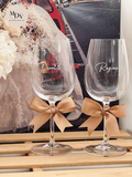 Timeless Toast – Engraved Wine Glass Duo in Gift Box - Father's Day Flowers & Gifts 2026