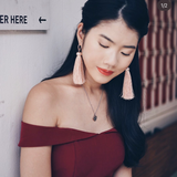 Classic Heart Pendant Necklace / Bracelet - Rose Gold