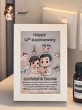 Todearyou.co Personalise 3D Chibi Photo Frame