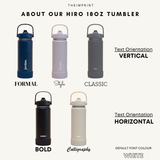 Personalized HIRO 18OZ Thermal Stainless Steel Water Bottle