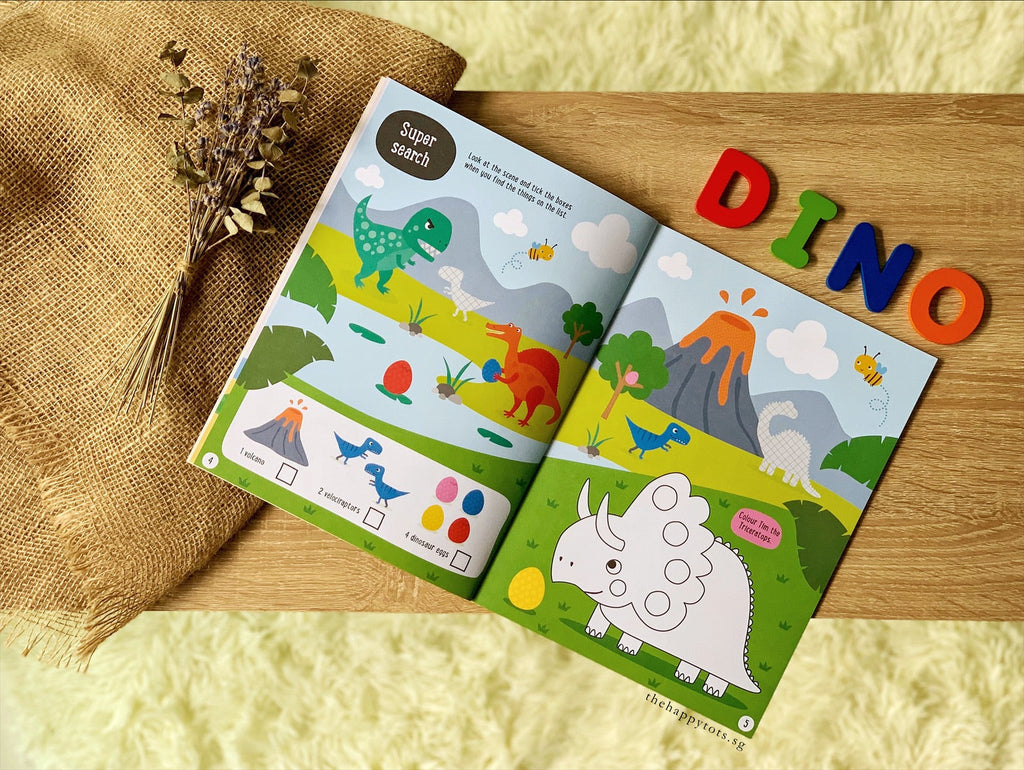 Bundle Set of 2 - My First Stickers: Alphabet & My First Stickers: Din ...