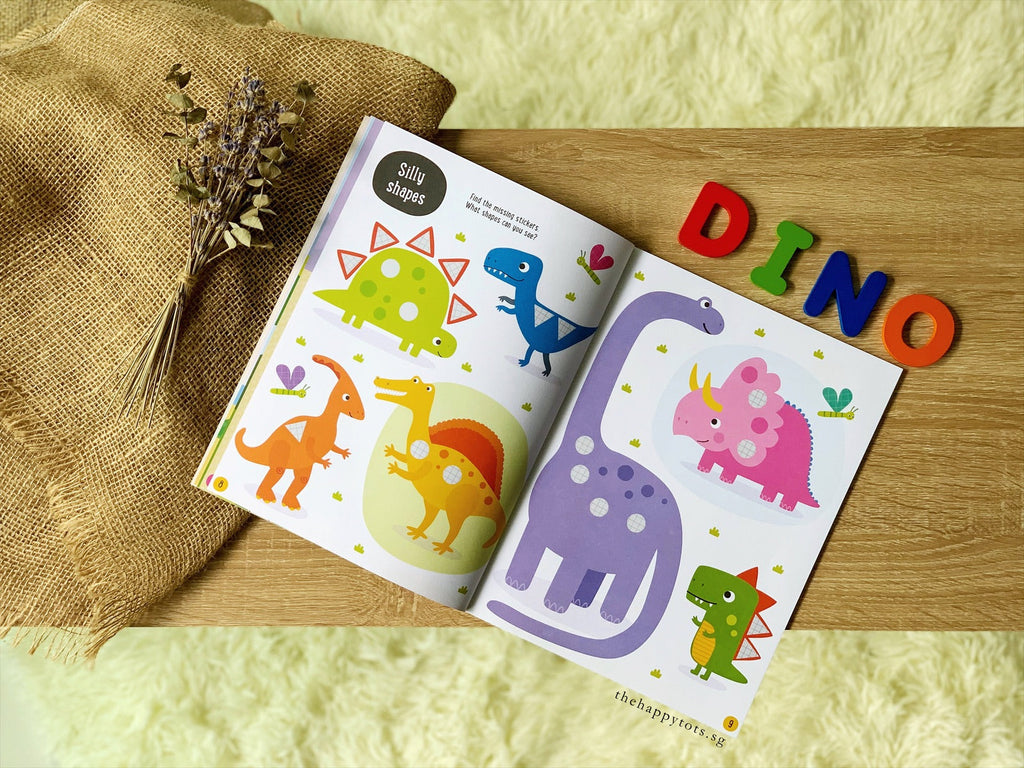 Bundle Set of 2 - My First Stickers: Alphabet & My First Stickers: Din ...