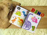 Bundle Set of 2 - My First Stickers: Alphabet & My First Stickers: Dinosaurs