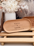 To Have and To Hold - Engraved Mugs with Tray in Wooden Box