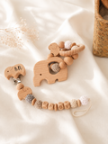 The Gentle Giant | Grey Theme Personalizable Newborn Baby Gift Set (Islandwide Delivery)