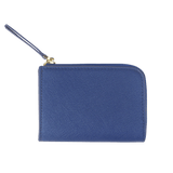 Navy - Saffiano Zip Wallet