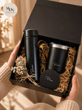 Workplace Welcome Gift - Engraved Flask and Mug with Coaster - Father's Day Flowers & Gifts 2026