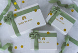 Premium Personalised To the Moon and Back Baby Gift Box in Cloud