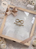 Golden Moments – Personalised Wedding Figurine with Gold Mugs in Singapore