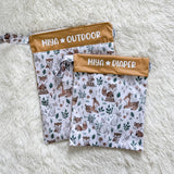 Personalized Wet Bag Bundle - Woodland Animals