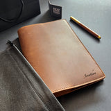 Personalised Cow Leather A5 Organiser