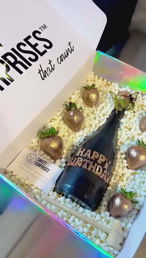 Champagne (Its A White Chocolate Pinata Smash Box) Let’s Celebrate!