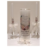 Personalized Unity Candles "Be Completely Humble and Gentle" (Islandwide Delivery)