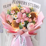 Handmade Crochet Flower Bouquet (Islandwide Delivery)