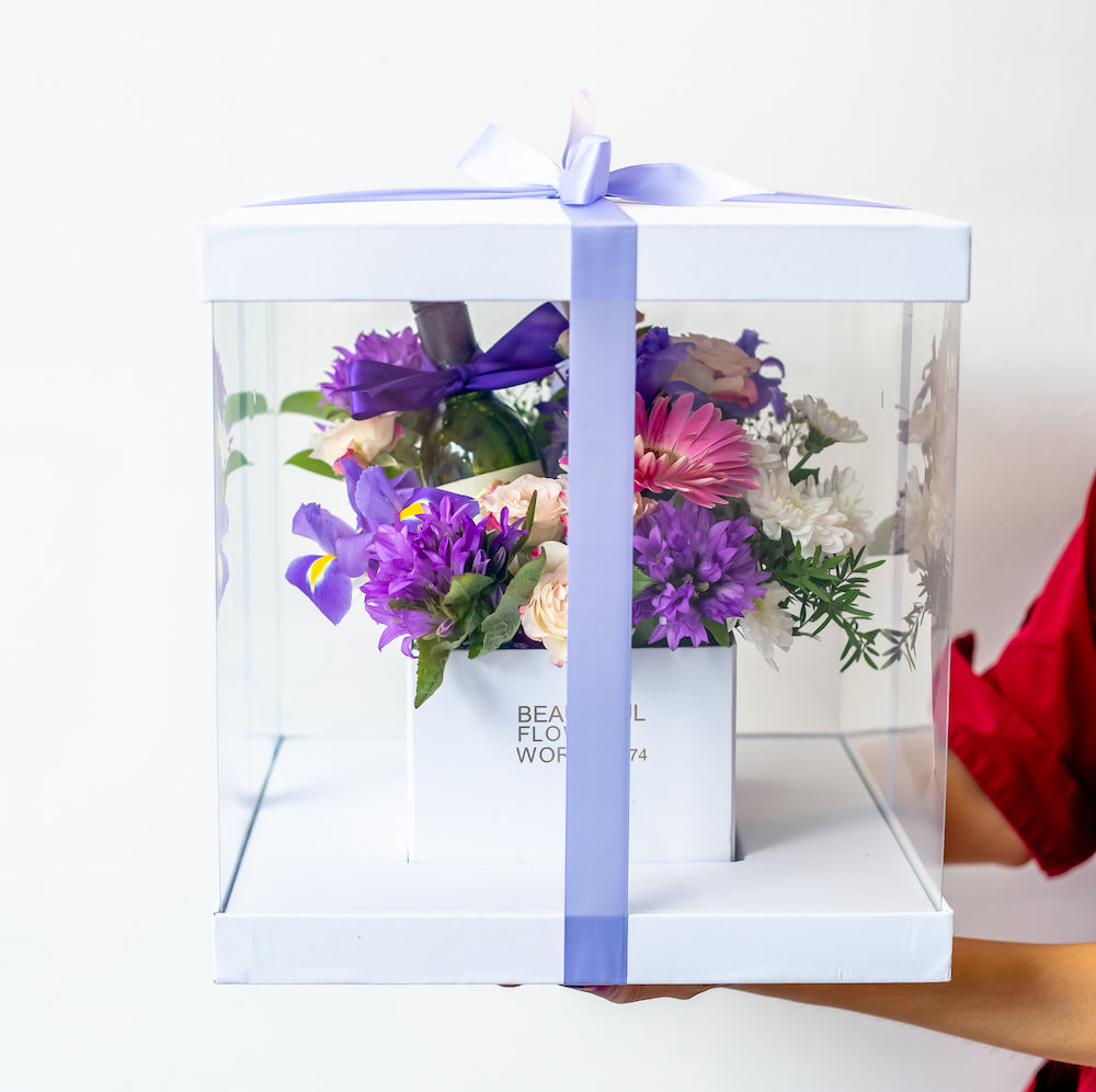 Best Wishes Flower Box Giftr Singapore's Leading Online Gift Shop