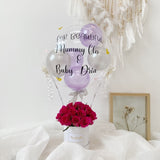 Full Bloom Roses Personalized Hot Air Balloon