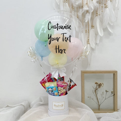 Colour Snack Box Personalized Hot Air Balloon Hamper