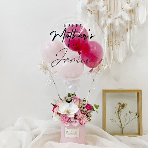 Pretty In Pink Personalized Hot Air Balloon