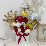 The Recognition Floral Bloom Box With Balloon