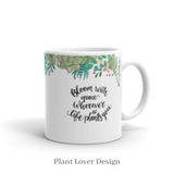 Personalised Name Floral Mug